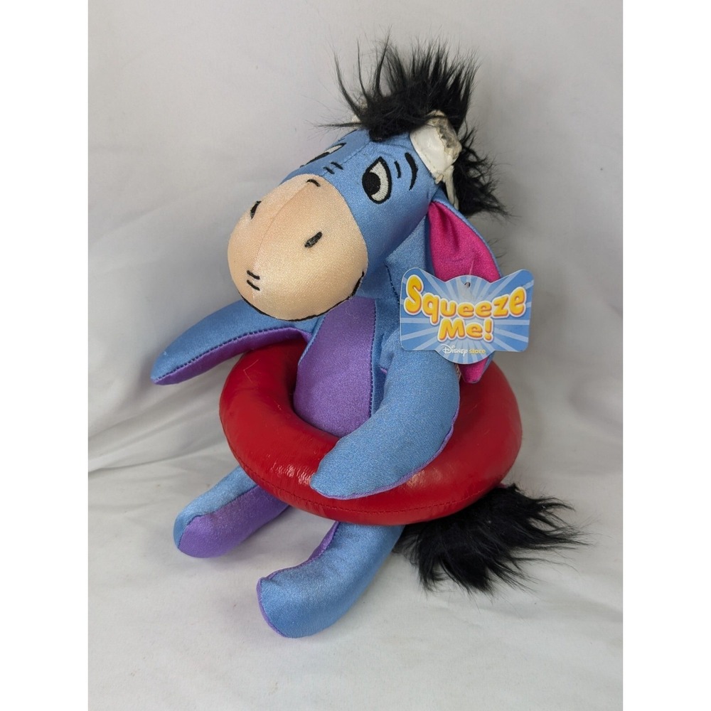 Disney‎ Eeyore Plush 9 Inch Swim Tube Stuffed Animal Toy
